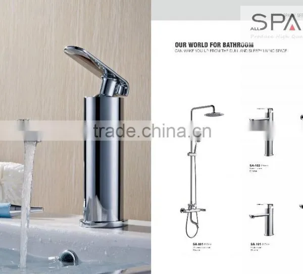 Hot Cold Mixer Chromed Pull Out Spray Kitchen Faucets photo-3