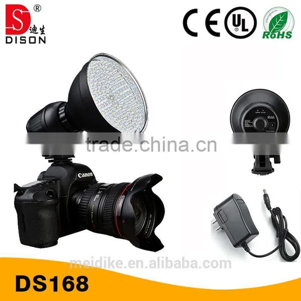 Dison DS-168 Video Light Led With Hot Shoe, Indoor Light up Clothing , Photography Equipment Supplier's Choice photo-5