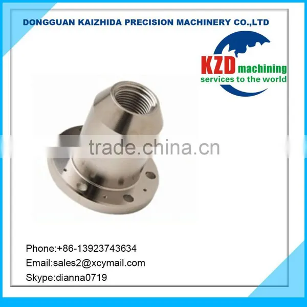 CNC Turning Machining Precision Motor Housing Parts Pink Anodize Surface Small Batches Production photo-3