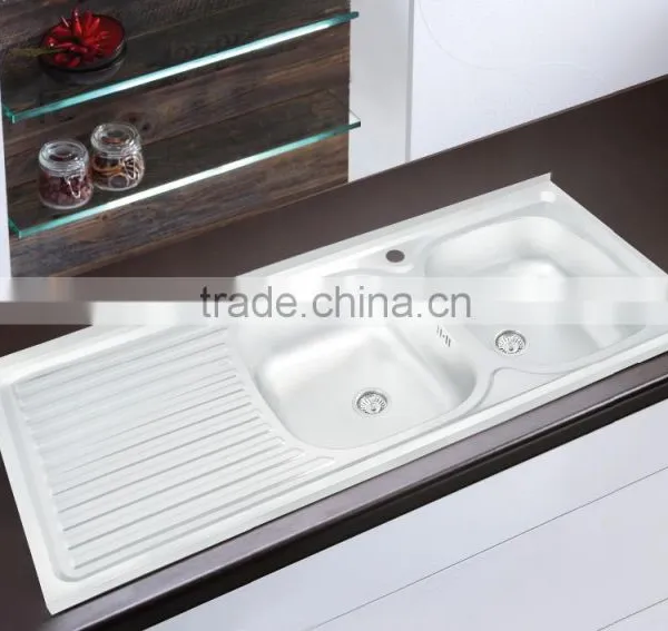 1200*500mm XAL12050 Double Bowl Stainless Steel Sink Satin Mat or Polish Finish for South America