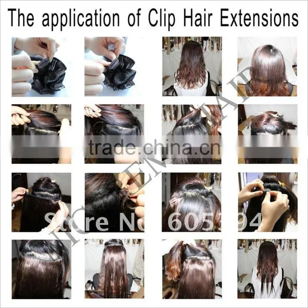 New Selling Factory Price High Quality 30 Inch Human Hair Extensions Clip in 100% Human Hair Best Selling photo-4