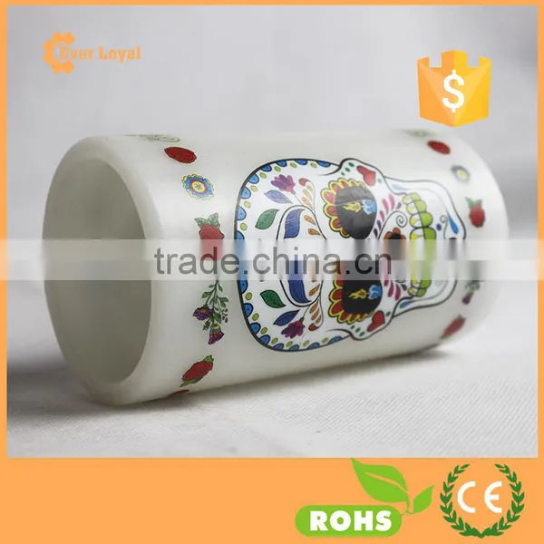 Wholesale Candle LED Color Print Candle Skull Windproof Candle LED Light photo-4