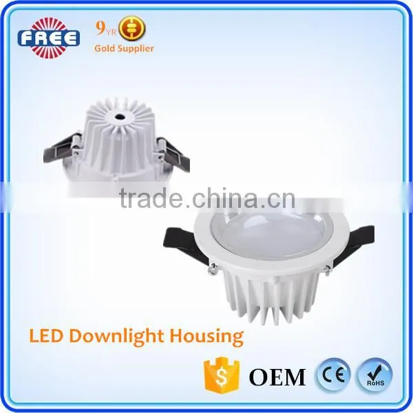 Freecom New design 3W-40W COB die cast aluminum led Downlight Housing