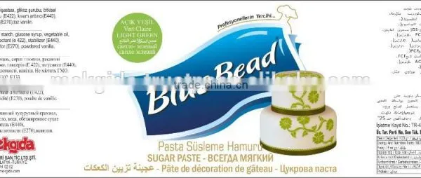 Blue Bead (Light Green) Sugar Paste & Fondant For Pastry Decoration photo-3