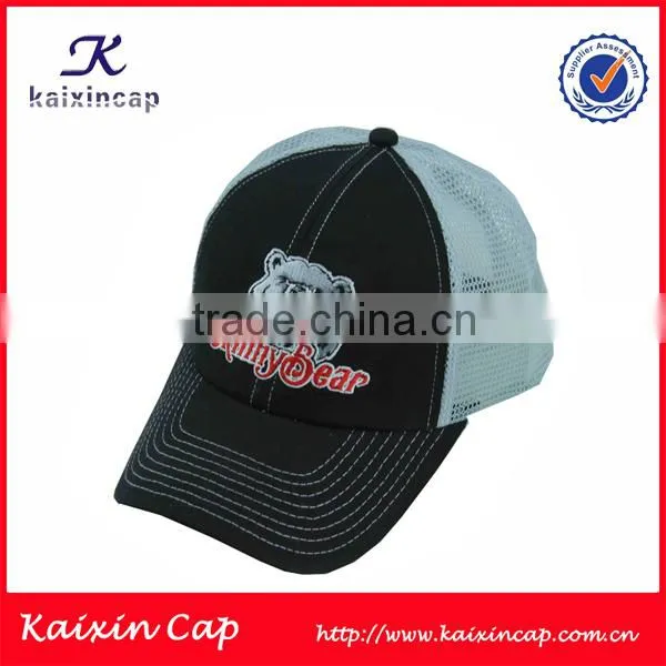 Promotional 5 Panel Screen Printing Plain Sliver Curved Bill Trucker Hat photo-5