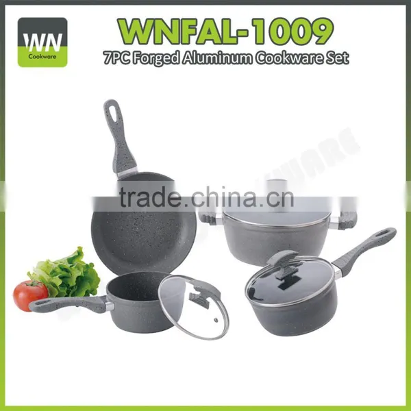Pink Aluminium Parini Cookware Casserole Aluminium Non-stick Cookware Sets photo-2