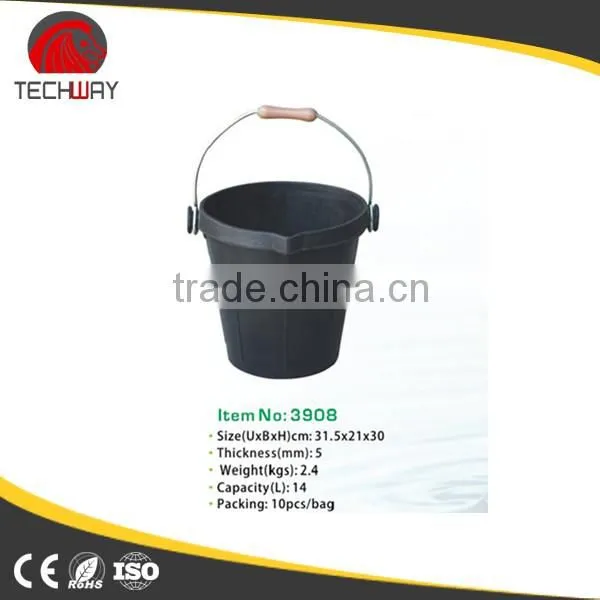 Heavy Duty Rubber Buckets,strong Handle Pails photo-4