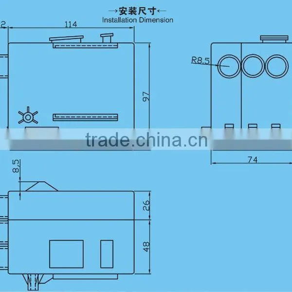 Hot Selling FYK011 1-3 Electric dc Motor Linear Actuators Controller Box photo-5