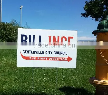 Durable Corrugated Plastic Yard Sign photo-3