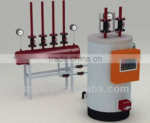 Fuel gas boiler simulation training system