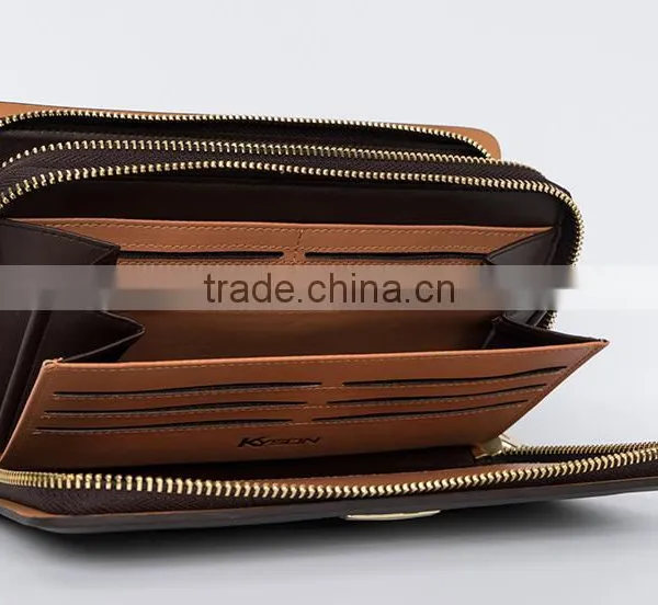 New Design Pocket Money Clip Wallets Brand Men Leather Wallets photo-4