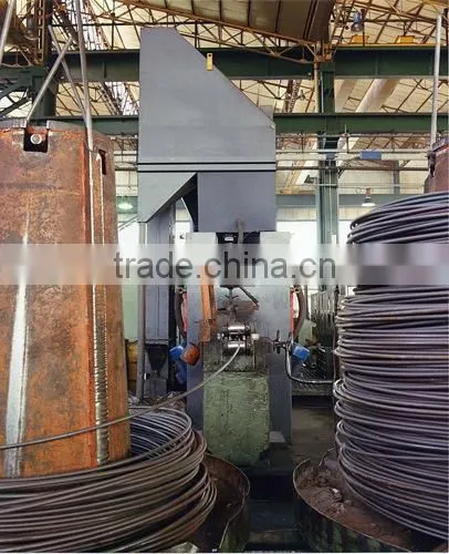 Round Rod Anticorrosion Treatment Surface Cleaning Shotblasting Machine photo-6