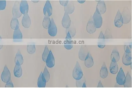 New Design Soft PEVA Shower Curtain Waterproof Bath Curtain photo-3