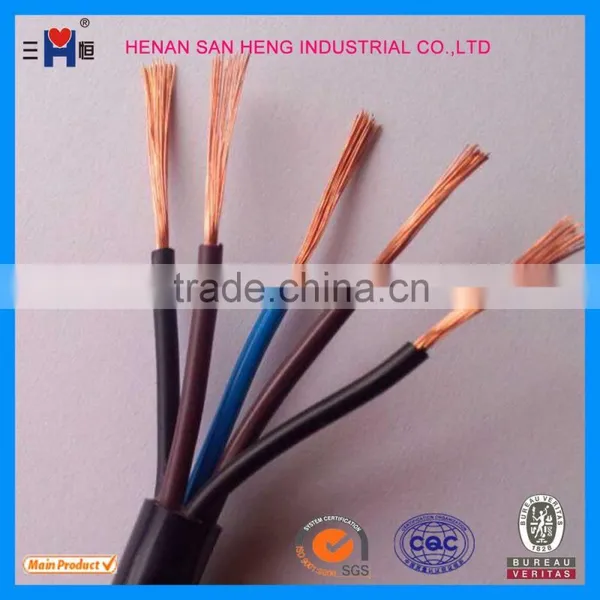 Factory Price White Color RVV 5 Cores Copper Electrical Cable photo-2