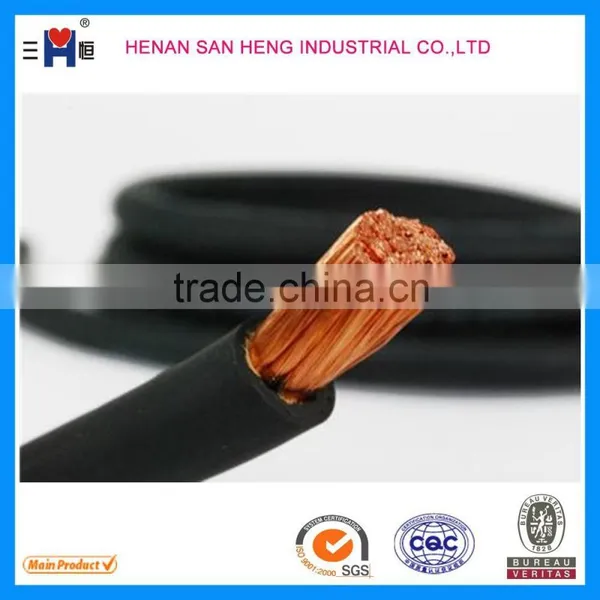 Flexible Copper/CCA Rubber Insulation Electric Welding Cable photo-3