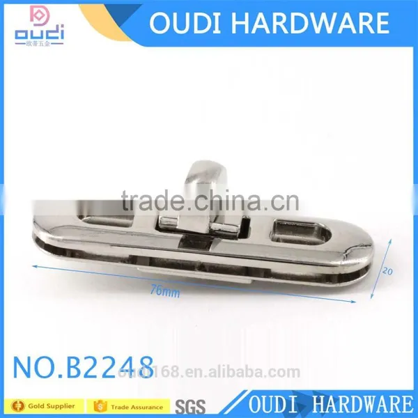 New Product Plating Oval Turn Twist Bag Lock Enameled Metal Twist Lock photo-3