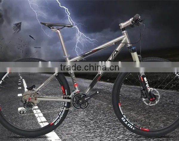 2016 New Model Titanium Alloy 27.5'' Mountain Bike 30 Speed photo-4