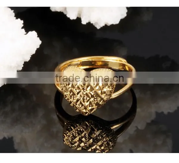 Brass Jewellery Women Heart 2016 Fashion Adjustable Metal Rings photo-6
