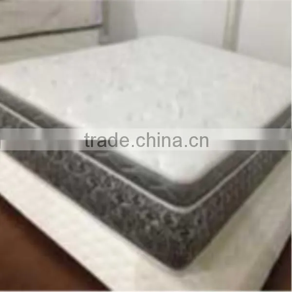 Grey Aglaia Bonnel Spring Mattress With Euro-top