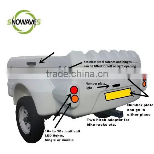 Trailer, Covered, Camping, Insulated, Travel,ABS TRAILER photo-6