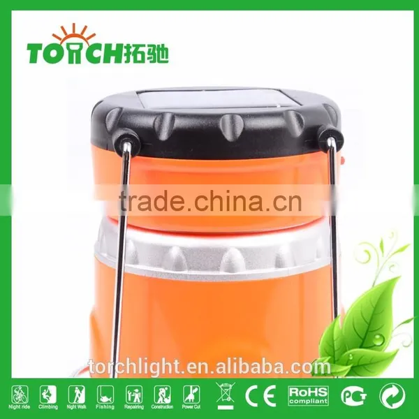 Super Bright LED Camping Lantern 3*AA Battery Solar Lantern Rechargeable Camp Light Outdoor Multifunctional Tent Lamp photo-4