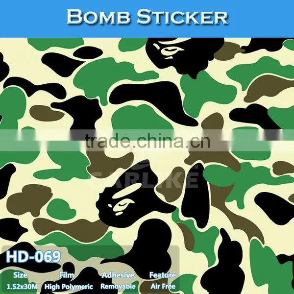 HD-064 Air Bubble Free Mild Auto Vinyl Bomb Car Body Sticker photo-6