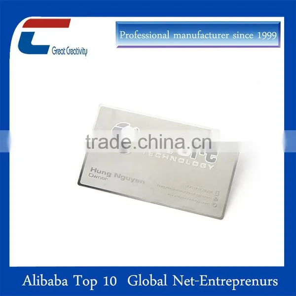 Cheap Luxury Style Laser Metal Card photo-2