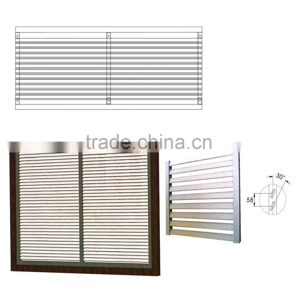 Aluminum Adjustable Louver Shutter photo-3