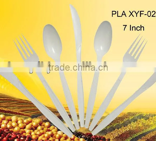 Biodegradable Disposable Corn Starch Fork photo-3