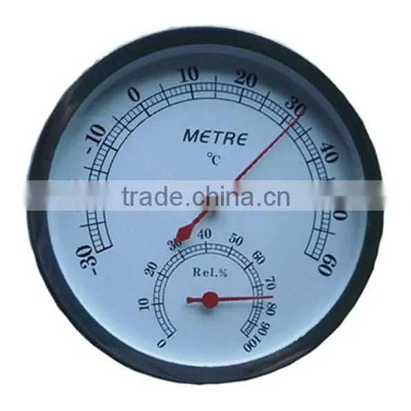 Stainless Steel Large Bimetal Inoutdoor Thermomter Hygrometer