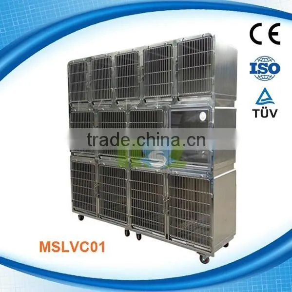 MSLVC04W Stainless Steel Resist Corrosion Dog Cage for Dog Pets Grooming photo-3