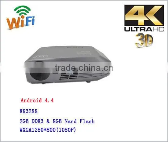 1500 Lumen Lowest Price Mini Led Projector With RK3288 Quad Core Cortex A17 Mali T764 photo-6