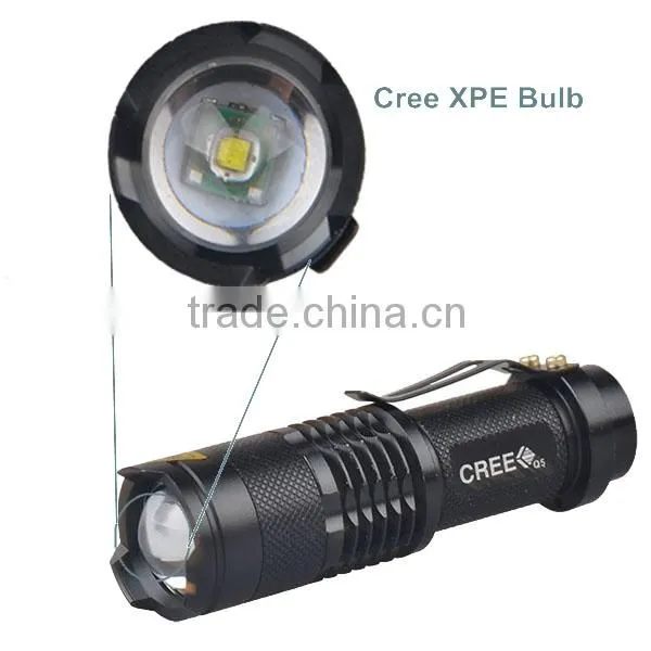 Promotional 300LM LED Light 3W Small Pocket Torch Light photo-2