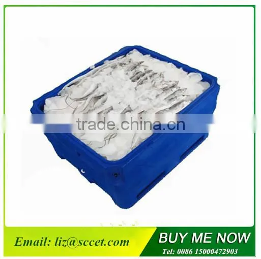 1000L Insulated Large Fish Cooler, PE Fish Bins, Insulated Plastic Bin for Fisherman photo-3
