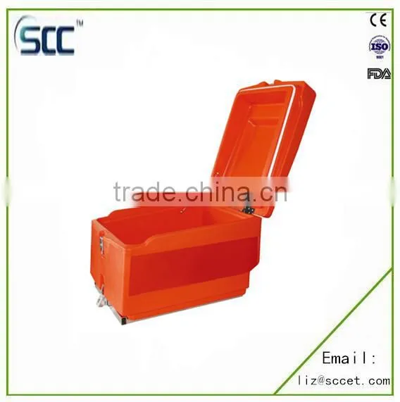 45L Durable PE Food Box for Pizza Delivery , Thermal Transport Box for Scooter photo-3