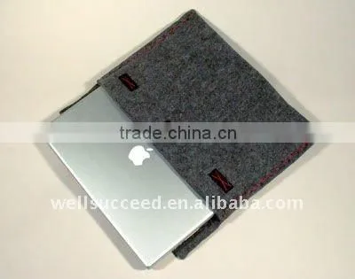 printing/embroidered wool felt laptop/PC bag/case
