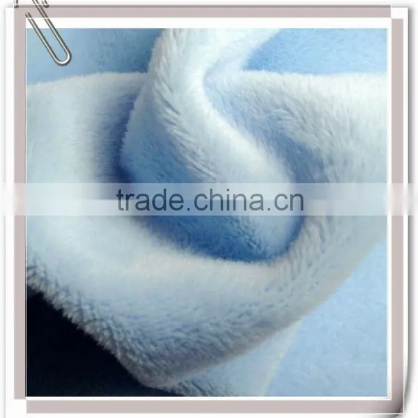 100% Polyester Plush Super Soft Velboa Fabric (1mm Pile Height)