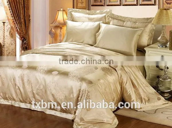100% Silk Luxury Jacquard Bedding Set photo-6