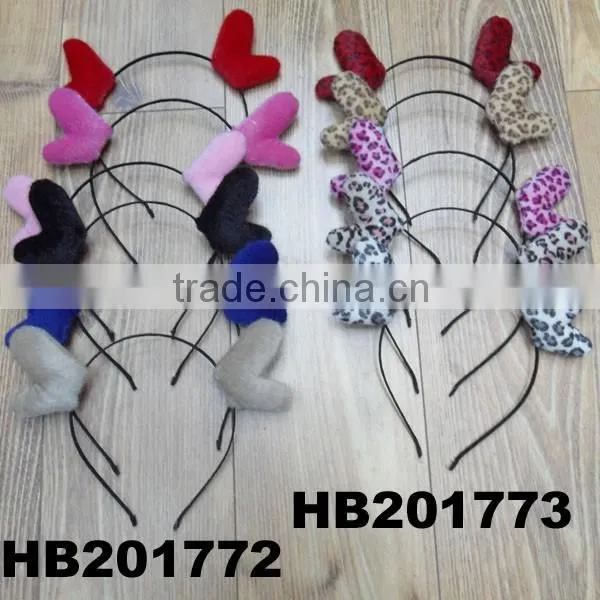 Black Animal Reindeer Antler Metal Headband for Kids photo-5
