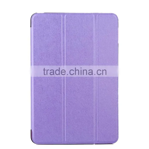 Factory Wholesale Three Folding Flip Standing Leather Case For IPad Pro photo-3