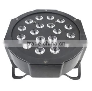 Super Brightness Pro 18pcs 1W RGBW (4in1) Flat LED Par Light With 100000 Hours Life Span photo-4