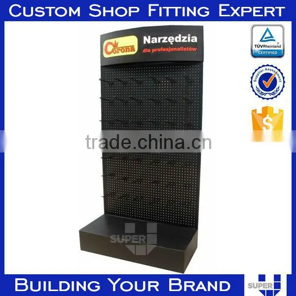 Steel Shelving Photo Exhibition Stands Display With Shop Fitting Hooks photo-4