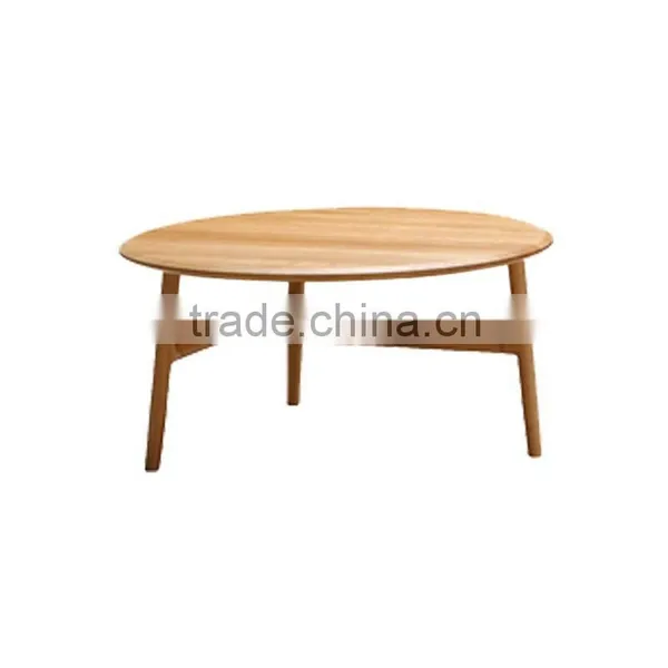Round Wooden Table Home Furniture Dining Table Coffee Table photo-2