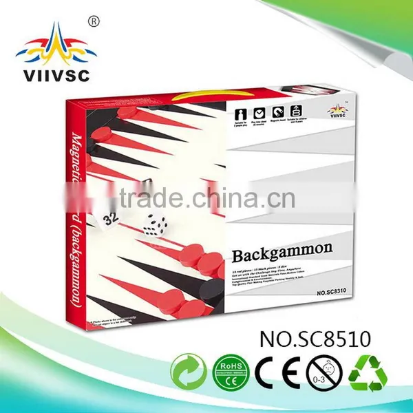 Newest Hot Sale Promotion Plastic Magnetic Backgammon Set photo-3