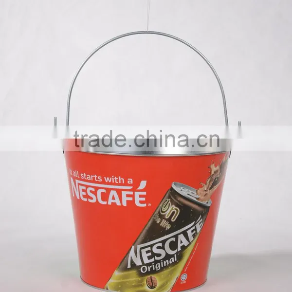 Metal Tin Ice Bucket, Customized Printing Ways Available photo-2