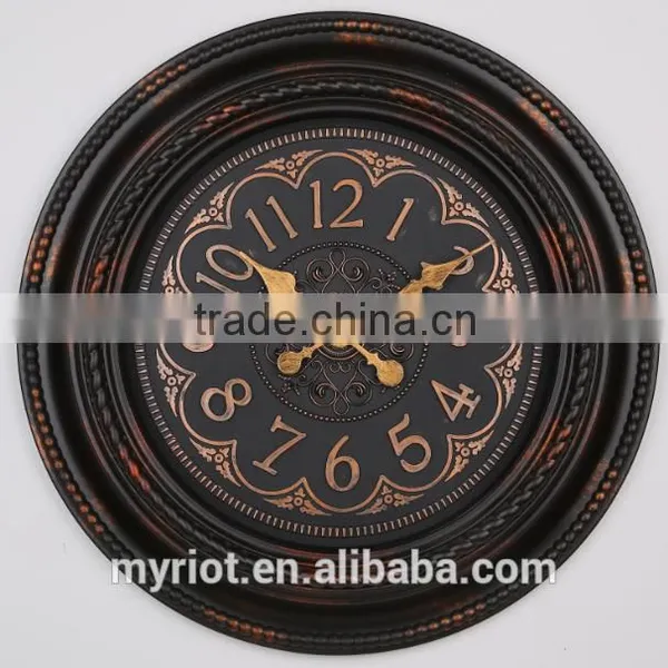 Plastic 20 Inch Round 50cm Decorative Antique Clock Grandfather photo-4