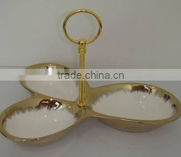 High Quality Electro Porcelain Divided Plate photo-2
