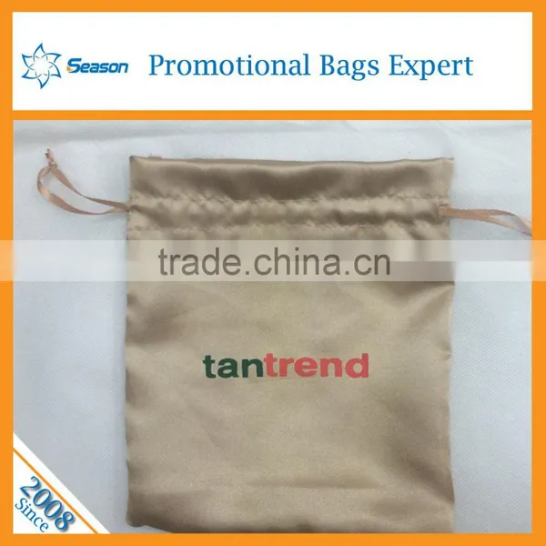 Dawrastring Satin Bag Custom-made Gift Bag Satin Bag With Logo Printing Supplier's Choice photo-6