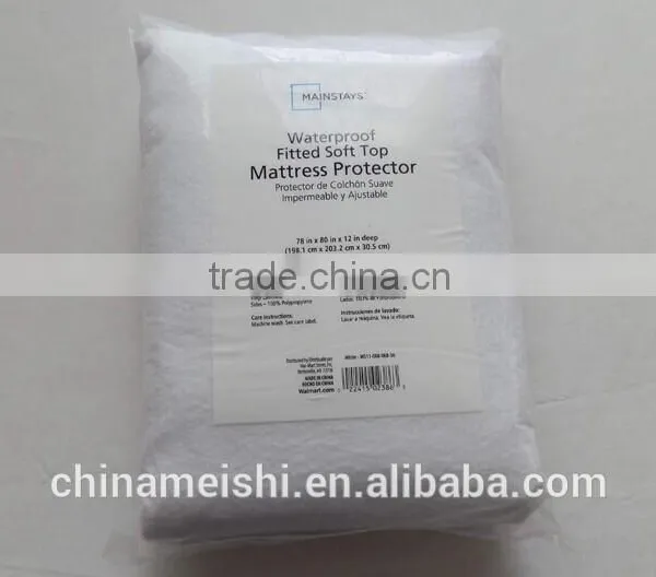 100% Terry Cotton Waterproof Mattress Protector/mattress Cover/mattress Pad for Hotel /home Quality Choice photo-6
