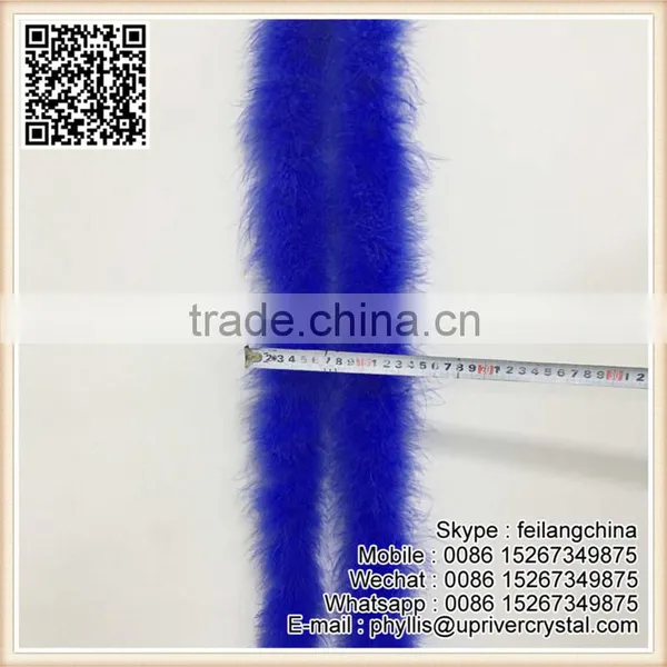 Direct Stock Fluffy 8-10cm Wide Royal Feather Boa For Party photo-3